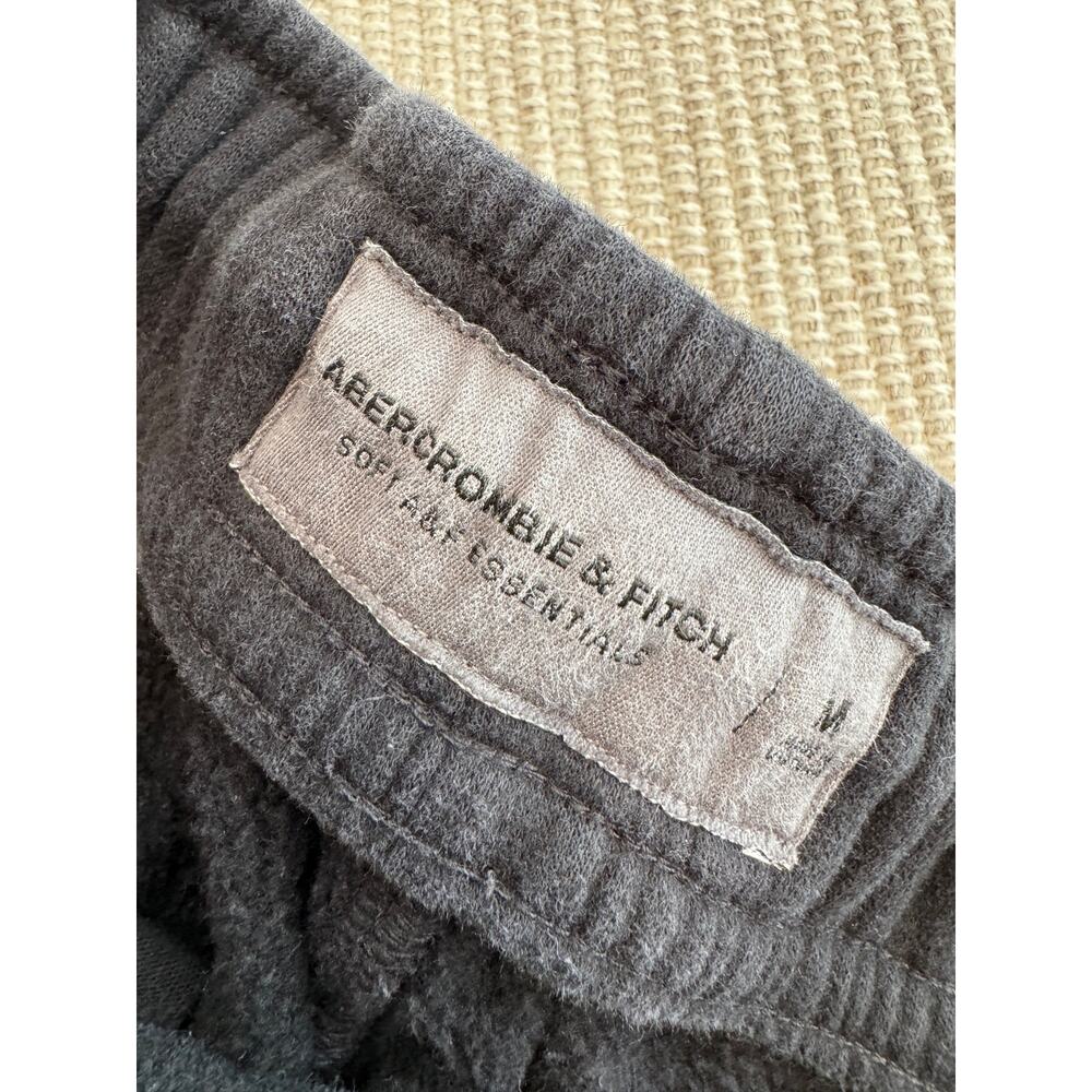 Abercrombie & Fitch Mens Essential Sweatpants Black Size Medium $70 - Picture 3 of 5